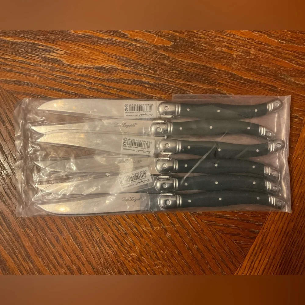 Lou Laguiole Cutlery Quality French Six Steak Knife Set Made Since 1829!